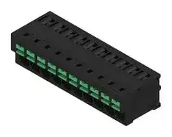 2913680000: Wire-To-Board Terminal Block, Black, 5 mm, 10 Ways, 20 AWG, 12 AWG, 4 mm², Snap In
