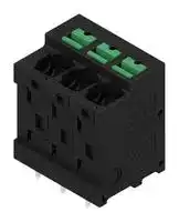 2913720000: Wire-To-Board Terminal Block, Black, 5 mm, 3 Ways, 20 AWG, 12 AWG, 4 mm², Snap In