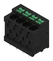 2913730000: Wire-To-Board Terminal Block, Black, 5 mm, 4 Ways, 20 AWG, 12 AWG, 4 mm², Snap In