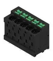 2913740000: Wire-To-Board Terminal Block, Black, 5 mm, 5 Ways, 20 AWG, 12 AWG, 4 mm², Snap In