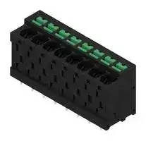 2913770000: Wire-To-Board Terminal Block, Black, 5 mm, 8 Ways, 20 AWG, 12 AWG, 4 mm², Snap In