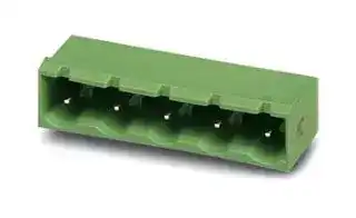 1728853: Terminal Block, Header, 7.62 mm, 2 Ways, 16 A, 630 V, Through Hole Right Angle