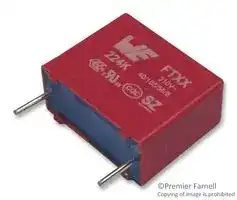 890334027006CS: Safety Capacitor, Metallized PP, Radial Box - 2 Pin, 0.68 µF, ± 10%, X2, Through Hole