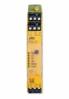 750102: Safety Relay, 24 VDC, 3PST-NO, DIN Rail, 6 A, Screw