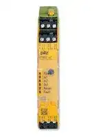 750102: Safety Relay, 24 VDC, 3PST-NO, DIN Rail, 6 A, Screw