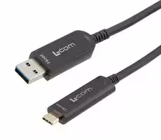 AOC-U31AMCM-BC-015: USB Cable, USB Type A Plug to USB Type C Plug, 15 m, 49.21 ft, USB 3.1, Black