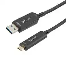 AOC-U31AMCM-BC-015: USB Cable, USB Type A Plug to USB Type C Plug, 15 m, 49.21 ft, USB 3.1, Black