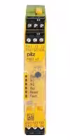 750103: Safety Relay, 24 VDC, DPST-NO, DIN Rail, 6 A, Screw
