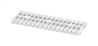 0830935: Terminal Block Marker, White, Marker Strip, Weidmuller, Conta Clip & Klemsan Terminal Blocks