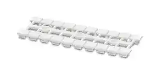 0830904: Terminal Block Marker, White, Marker Strip, Weidmuller, Conta Clip & Klemsan Terminal Blocks