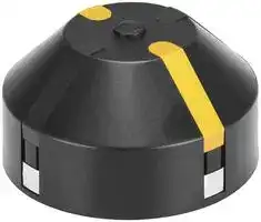 4077125: Position Indicator, 0° to 90°, 115 mm Dia x 62 mm H, Black