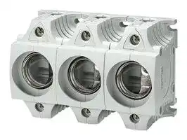 5SF5068: Fuse Holder, Gauge Inset, 3 Fuse, 25 A, 500 VAC, DII, Box
