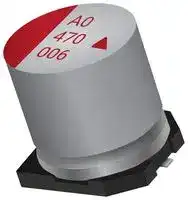 APA0609680M035R: Polymer Aluminium Electrolytic Capacitor, 68 µF, 35 V, Radial Can - SMD, 0.06 ohm