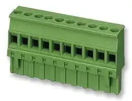 1792029: Pluggable Terminal Block, 5 mm, 3 Ways, 24 AWG, 12 AWG, 2.5 mm², Screw