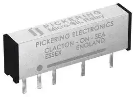 108-1-C-12/3D: Reed Relay, SPDT, 12 VDC, Micro-SIL 108 Series, Through Hole, 1 kohm, 250 mA