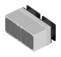 LA V HB 2 100 230: Fan / Force Cooled Heat Sink, 230VAC, 0.054 K/W, 121 mm, 259 mm, 100 mm, 160 m³/h, 47 dBA