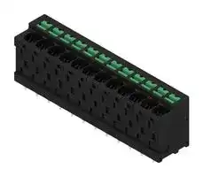 2913810000: Wire-To-Board Terminal Block, Black, 5 mm, 12 Ways, 20 AWG, 12 AWG, 4 mm², Snap In
