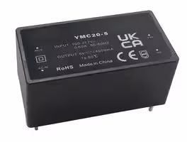 MPC20-5: AC/DC PCB Mount Power Supply (PSU), ITE, Industrial, Medical & Household, 1 Output, 20 W, 5 VDC