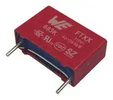 890334025004CS: Safety Capacitor, Metallized PP, Radial Box - 2 Pin, 0.027 µF, ± 10%, X2, Through Hole