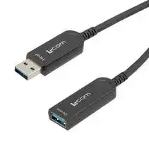 AOC-U31AMAF-BC-008: USB Cable, USB Type A Plug to USB Type A Receptacle, 8 m, 26.25 ft, USB 3.1, Black