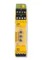 750105: Safety Relay, 24 VDC, 4PST-NO, DIN Rail, 6 A, Screw
