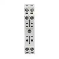 1SVR405650R1000: Relay Socket, DIN Rail, Screw, 8 Pins, 10 A, 250 V, CR-P Series