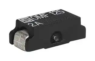 3404.0003.24: Fuse, Surface Mount, 63 mA, Fast Acting, 125 V, 125 V, 7.4mm x 3.1mm, OMF 125 Series