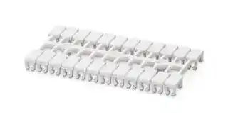 0830917: Terminal Block Marker, White, Marker Strip, Terminal Blocks, Blank (Legend), 5 mm, UM3-TM