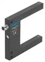 553555: Fork Light Barrier, 50 mm Fork Gap, Push-Pull/PNP/NPN Switching Output, RED Light, Metal Design