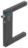 553557: Fork Light Barrier, 80 mm Fork Gap, Push-Pull/PNP/NPN Switching Output, RED Light, Metal Design