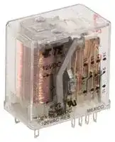 6-1393765-0 .: Power Relay, 4PDT, 24 VDC, 5 A, R10, Socket, Non Latching