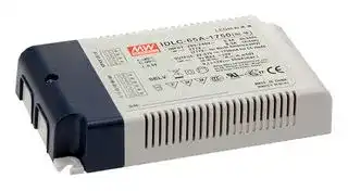 IDLC-65A-1050: LED Driver, 65.1 W, 62 VDC, 1.05 A, Constant Current, 180 V
