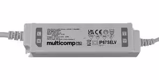 MP007756: LED Driver, IP67, LED Lighting, 40 W, 12 VDC, 3.33 A, Constant Voltage, 200 V