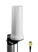OSCAR40-PRO/5M/SMAM/S/LL/33-WHITE: RF Antenna, 7.392 to 7.92GHz, 5G/4G/3G/2G/GSM/ISM/UMTS/LTE/SigFox/WiFi/Bluetooth/IoT/ZigBee, 4dBi