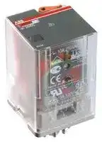 1SVR405621R0000: Power Relay, Interface, DPDT, 24 VAC, 10 A, CR-U Series, Socket, Non Latching