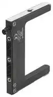 553565: Fork Light Barrier, 80 mm Fork Gap, PNP Switching Output, RED Light, Polymer Design