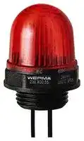 23010055: Beacon, LED, Red, Steady, 24 VDC, 29 mm x 39 mm, IP65