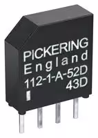 112-1-A-12/2D: Reed Relay, SPST-NO, 12 VDC, 112 Series, Through Hole, 750 ohm, 500 mA