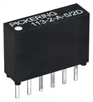 113-2-A-5/2D: Reed Relay, DPST-NO, 5 VDC, 113 Series, Through Hole, 150 ohm, 500 mA