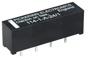114-1-A-5/1D: Reed Relay, SPST-NO, 5 VDC, 114 Series, Through Hole, 250 ohm, 1 A