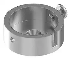BWA-QM30-FSSSR: Mounting Bracket, Vibration Sensors, 410 Stainless Steel, Screw Mount, QM30VT Series