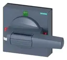 8UD1841-2AE01: Handle, Door Interlocking, Grey, 3KC Series Transfer Switching Equipment, with Masking Frame