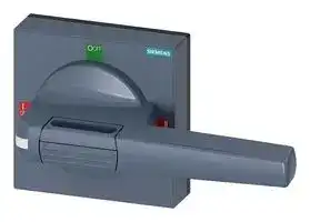 8UD1851-3AE01: Handle, Door Interlocking, Grey, 3KC Series Transfer Switching Equipment, with Masking Frame