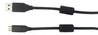 MC002480: USB Cable, Type A Plug to Type C Plug, 0.5 m, 19.7 ", USB 3.0, Black