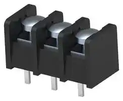 1437667-7: PCB Mount Barrier Terminal Block, 8.26 mm, 1 Row, 3 Ways, 22 AWG, 12 AWG, 20 A