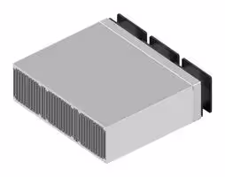 LA V HB 3 300 24: Fan / Force Cooled Heat Sink, 24VDC, 0.017 K/W, 121 mm, 389 mm, 300 mm, 276 m³/h, 73.1 dBA