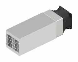 LA V HB 4 150 12: Fan / Force Cooled Heat Sink, 12VDC, 0.075 K/W, 66 mm, 66 mm, 150 mm, 145 m³/h, 69.5 dBA