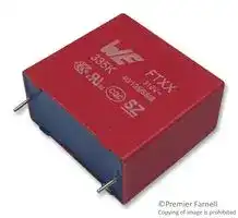 890334027006CS: Safety Capacitor, Metallized PP, Radial Box - 2 Pin, 0.68 µF, ± 10%, X2, Through Hole
