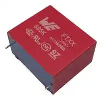 890334028008CS: Safety Capacitor, Metallized PP, Radial Box - 2 Pin, 6.8 µF, ± 10%, X2, Through Hole