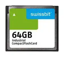 SFCF064GH1AF4TO-C-QT-537-STD: Flash Memory Card, UDMA6/MDMA4/PIO6, SLC, Compact Flash Card, Type I, 64 GB
